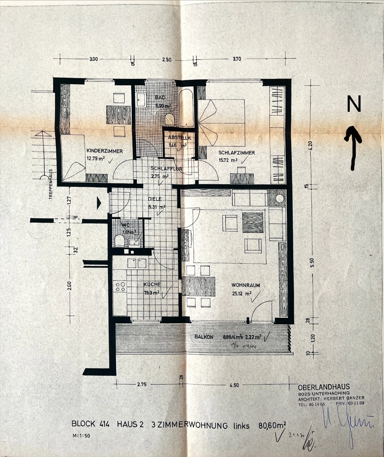 LDP Group client case Munich: floor plan before the conversion