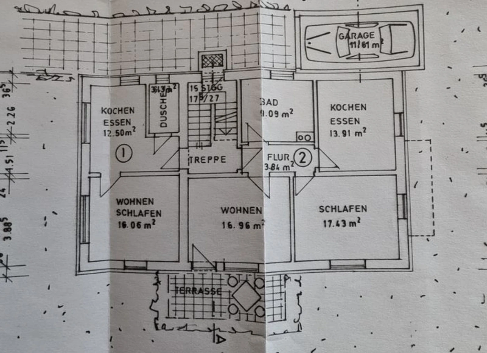 LDP Group client case Vilshofen, Lower Bavaria: floor plan before the conversion